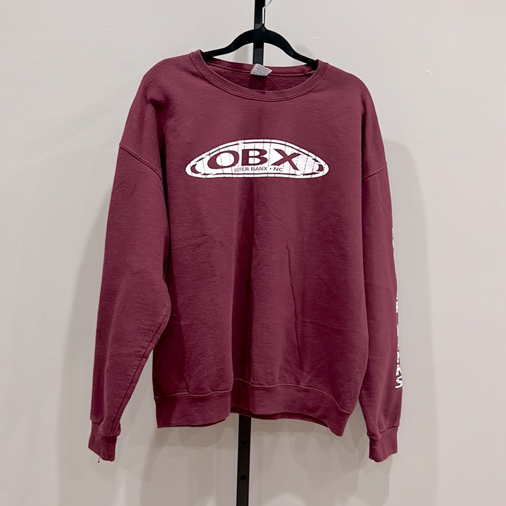 OBX Outerbanks North Carolina Crewneck Sweatshirt Unisex
